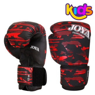 JOYA CAMO V2 Kinderbokshandschoenen – Rood