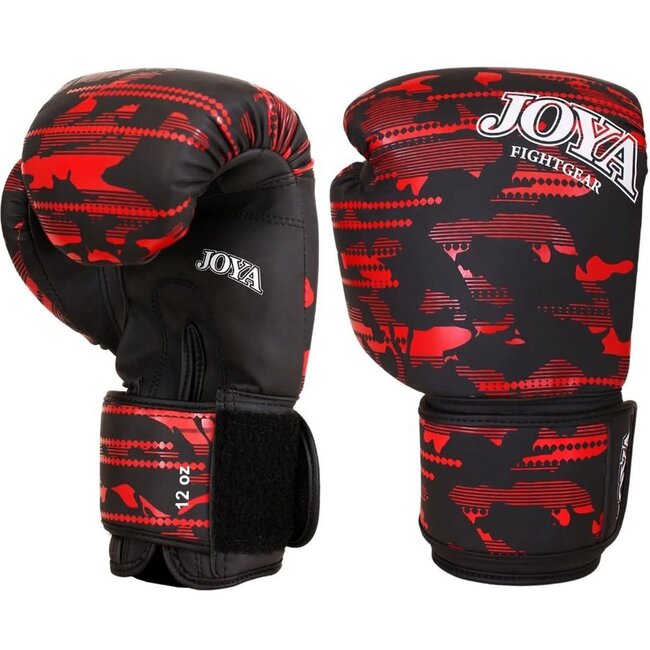JOYA Joya CAMO V2 Kids Bokshandschoenen – Rood| Ideaal voor Jeugdtraining & Kickboksen