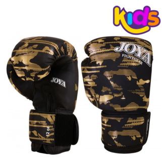 JOYA CAMO V2 Kids Bokshandschoenen – Goud | Ideaal voor Jeugdtraining & Kickboksen