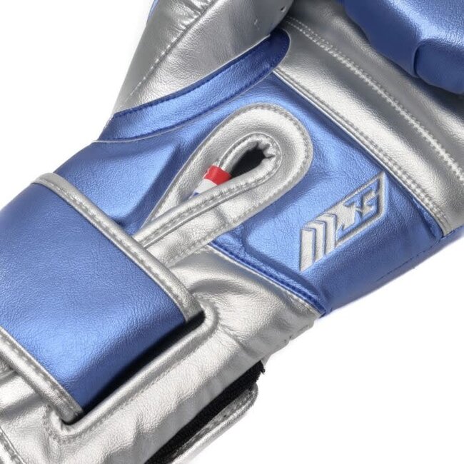 JOYA Joya Gear Bokshandschoenen - Blauw/Zilver - Performance Velcro Model