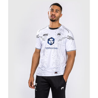 Venum UFC ADRENALINE AUTHENTIC FIGHT NIGHT MEN’S WALKOUT JERSEY - WHITE