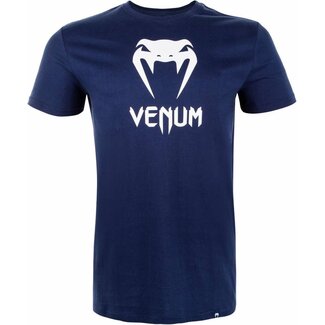 Venum CLASSIC T-SHIRT - NAVY BLUE/WHITE