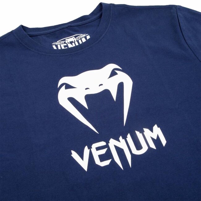 Venum CLASSIC T-SHIRT - NAVY BLUE/WHITE