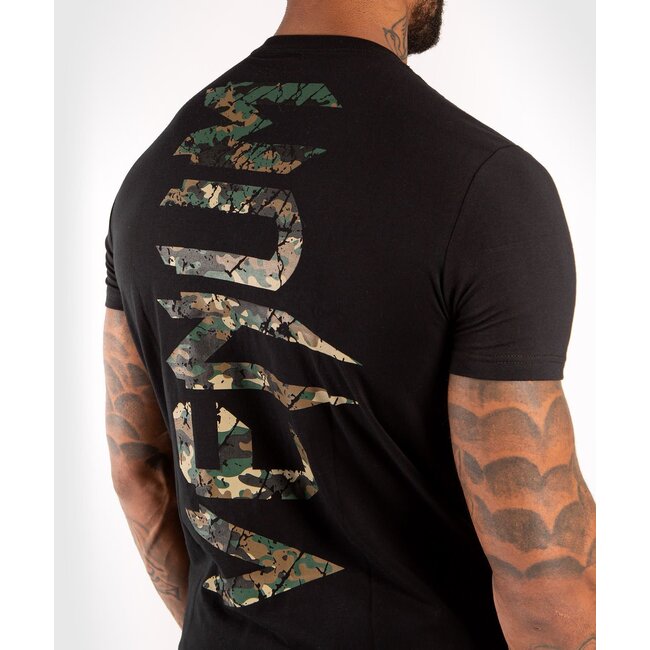 Venum VENUM ORIGINAL GIANT T-SHIRT - BLACK/FOREST CAMO