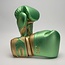 JOYA Joya Gear Bokshandschoenen - Groen/Goud- Performance Velcro Model