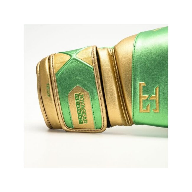 JOYA Joya Gear Bokshandschoenen - Groen/Goud- Performance Velcro Model