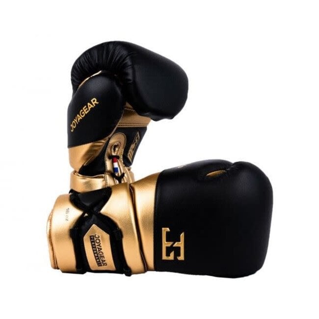 JOYA Joya Performance Bokshandschoenen met Veters – Zwart/Goud