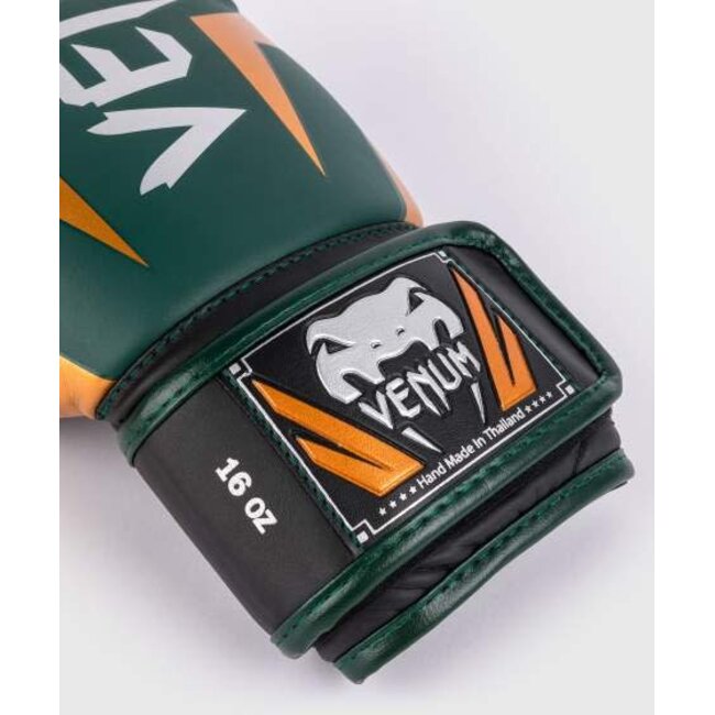 Venum Venum Elite - BOKSHANDSCHOEN - Green/Bronze/Silver