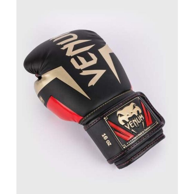 Venum Venum Elite - BOKSHANDSCHOEN - Black/Gold/Red