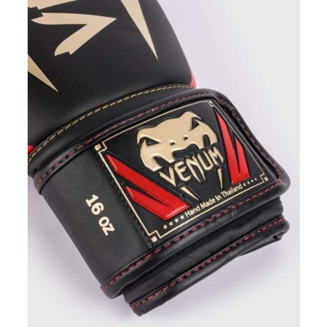 Venum Venum Elite - BOKSHANDSCHOEN - Black/Gold/Red