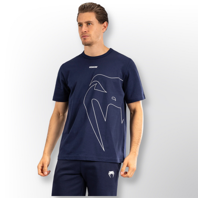 Venum Giant Connect T-Shirt - Navy Blue