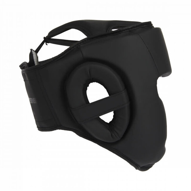 Fightsense Eclipse Bokshelm – Pro Hoofdbeschermer Zwart Mat – Vechtsportartikel voor vechtsport en training