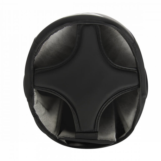 Fightsense Eclipse Bokshelm – Pro Hoofdbeschermer Zwart Mat – Vechtsportartikel voor vechtsport en training