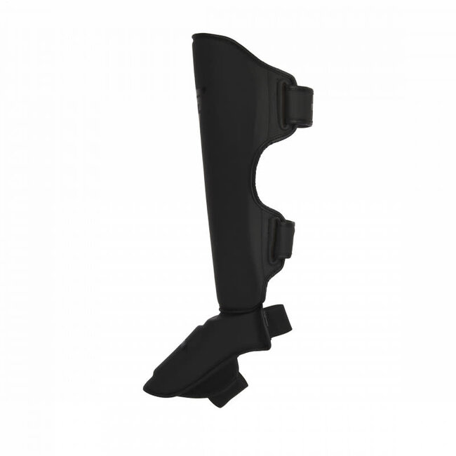 Fightsense Scheenbeschermers – Pro style – black on black – Scheenbeschermers voor vechtsport en training