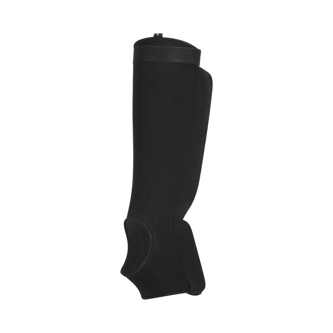 Fightsense Scheenbeschermers – Instep Scheenkousen – Black on Black – Voor Kickboksen & MMA – Scheenbeschermers voor vechtsport en training
