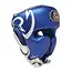 Rival Boxing Gear Rival RHG100 Professionele Bokshoofdbeschermer – Blauw/Zilver – Headgear voor Sparren & Training