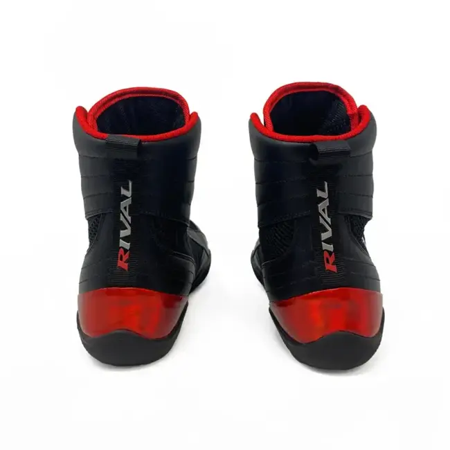 Rival Boxing Gear Rival RSX-Guerrero Deluxe Boksschoenen – Zwart/Rood – Professionele Boksschoenen