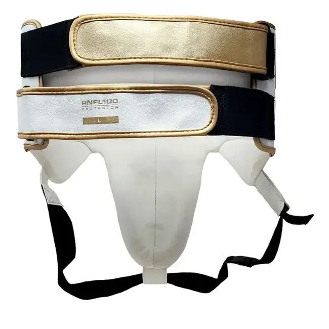 Rival Boxing Gear Rival RNFL100 Professionele Tok / Liesbeschermer – Wit/Goud – Ultralicht & Beschermend