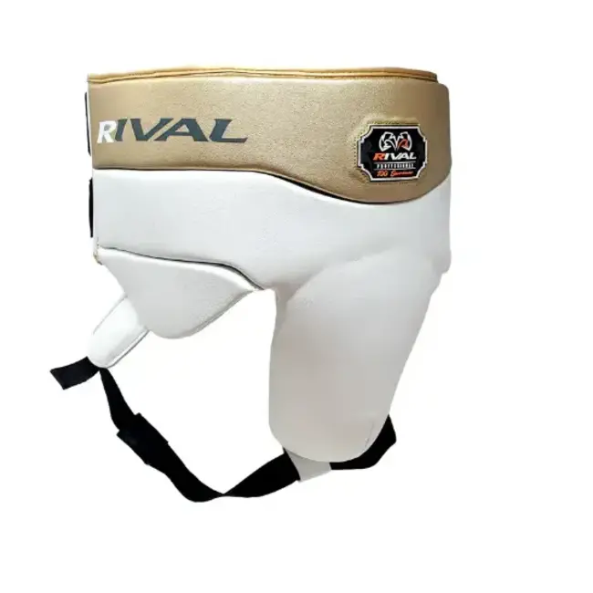 Rival Boxing Gear Rival RNFL100 Professionele Tok / Liesbeschermer – Wit/Goud – Ultralicht & Beschermend