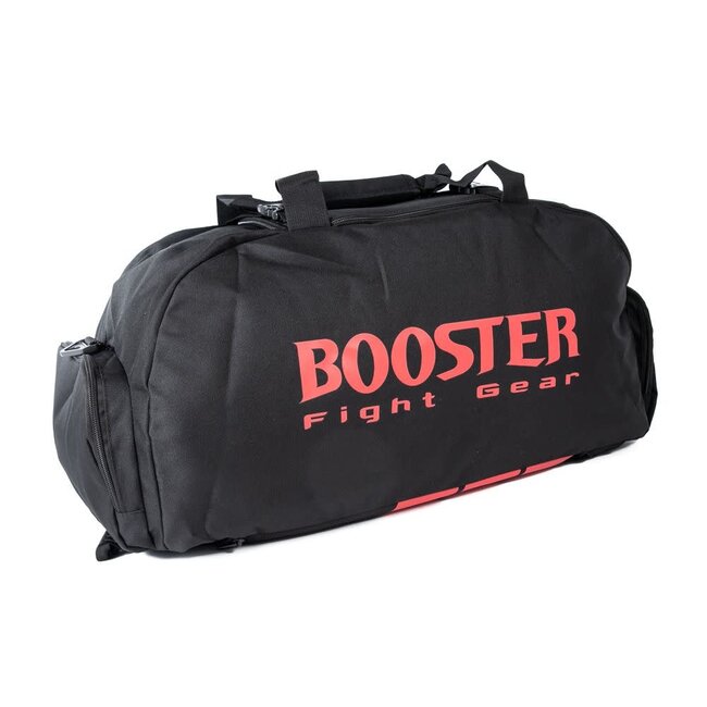 Booster Fightgear B-Force Duffle Bag – Sport- & Rugtas – Zwart/Rood