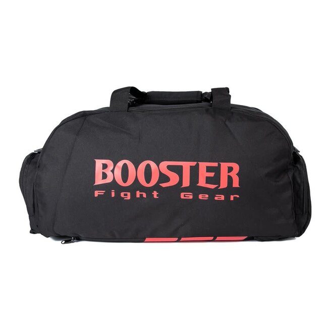 Booster Fightgear Booster B-Force Duffle Bag – Sport- & Rugtas – Zwart/Rood