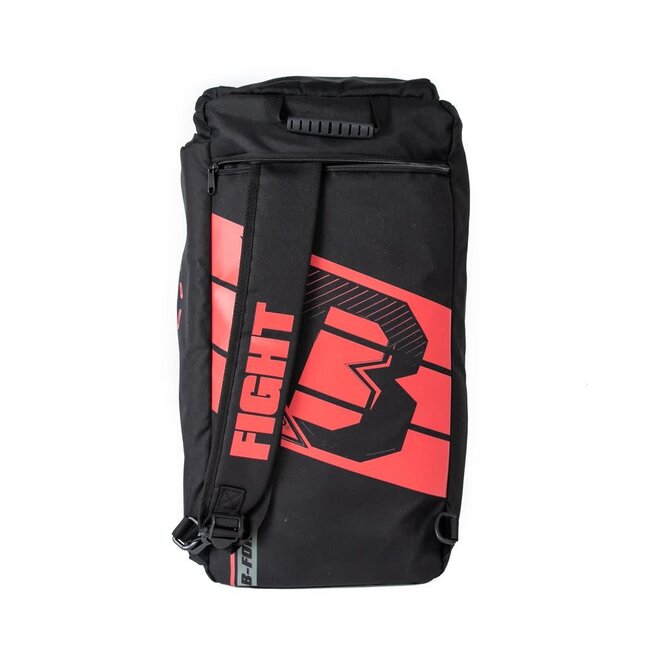 Booster Fightgear B-Force Duffle Bag – Sport- & Rugtas – Zwart/Rood
