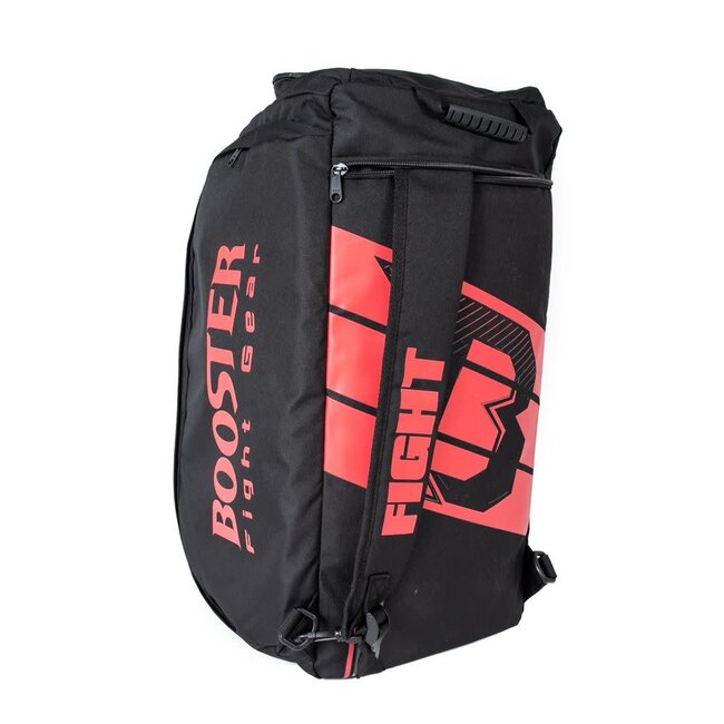 Booster Fightgear Booster B-Force Duffle Bag – Sport- & Rugtas – Zwart/Rood