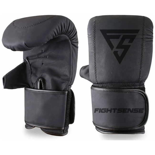 Fightsense FIGHTSENSE ECLIPSE Zakhandschoen – Leren Bokshandschoen Voor Zaktraining