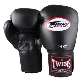 Twins Special BGVF Zwarte Bokshandschoenen – Korte Klittenbandsluiting & Topkwaliteit Leer