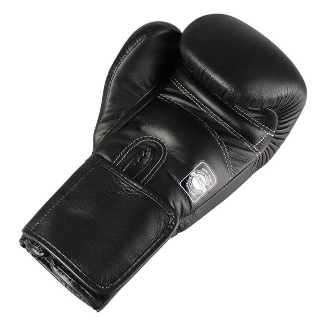 Twins Special BGVF Zwarte Bokshandschoenen – Korte Klittenbandsluiting & Topkwaliteit Leer