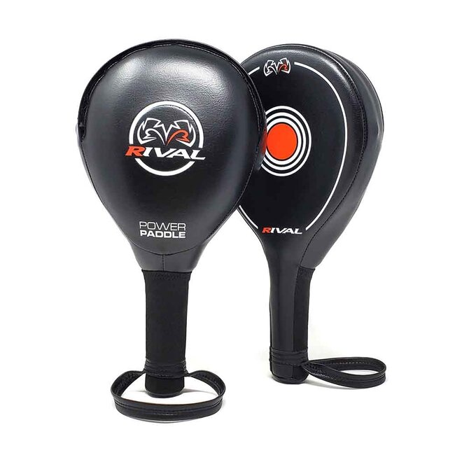 Rival Boxing Gear Rival Power Paddles RPDL – Suède Grip, PVC‑Ondersteuning & Wrists Straps