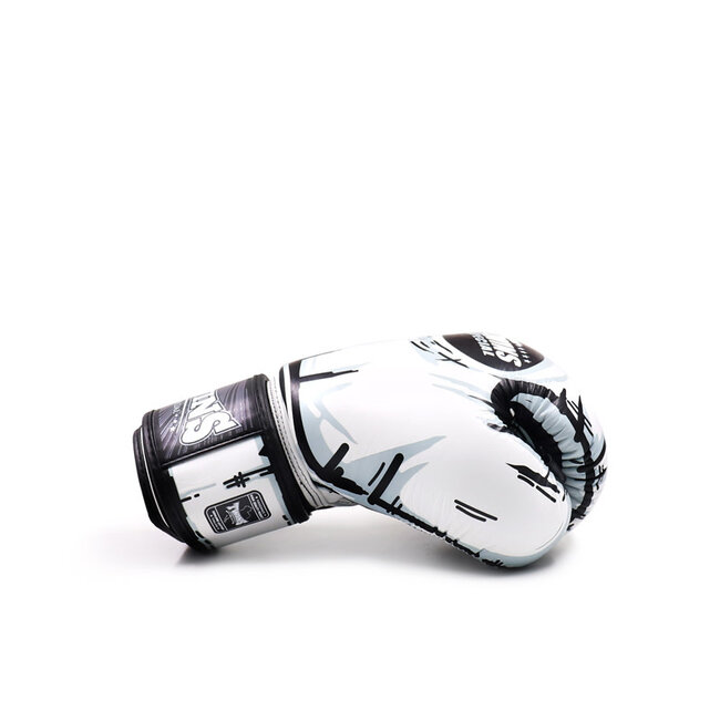 Twins Special Bokshandschoen FBGVL3-66 -B WHITE/BLACK – Premium Leer & Topkwaliteit