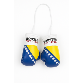 Booster Fightgear Mini Bokshandschoenen Carhanger voor in de auto - Bosnië en Herzegovina