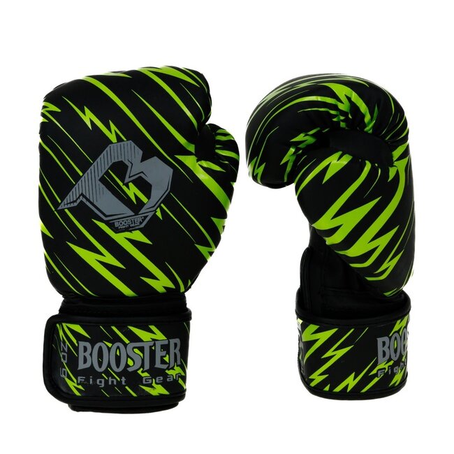 Booster Fightgear Combat Series 1 BG Kids Bokshandschoenen – Neon Geel Kinderhandschoenen voor Kickboksen