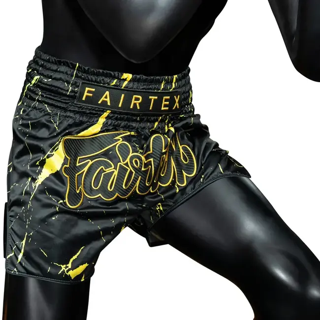 FAIRTEX BS1947 Black Marble Muay Thai Shorts – Zwart