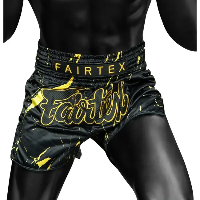 FAIRTEX BS1947 Black Marble Muay Thai Shorts – Zwart