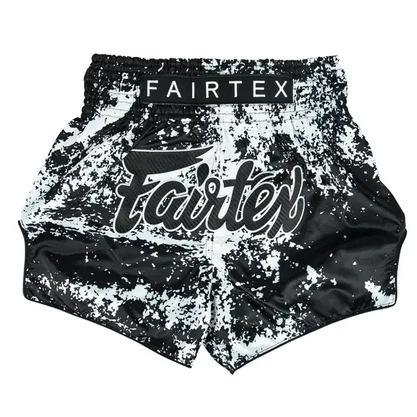 Fairtex BS1949 Grunge short de Muay Thaï – noir