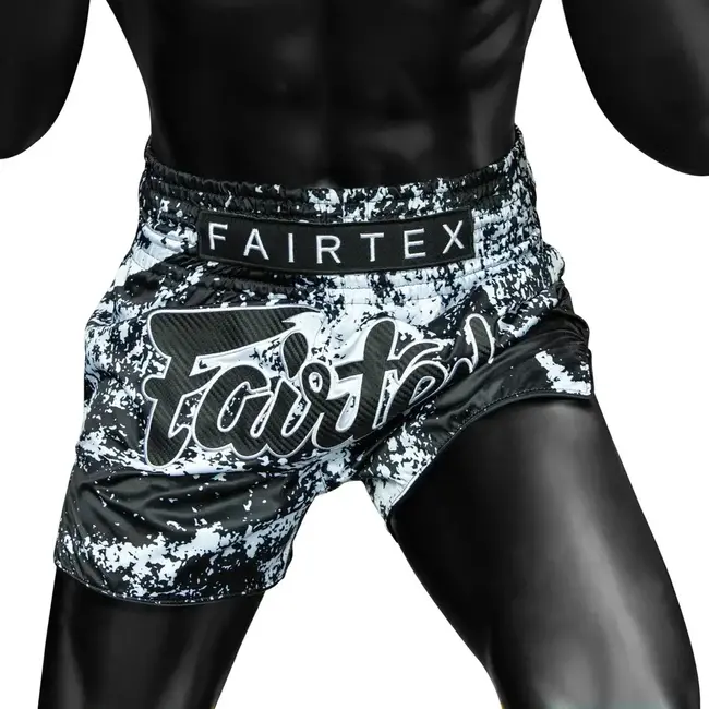 FAIRTEX BS1949 Grunge Muay Thai Shorts – Zwart