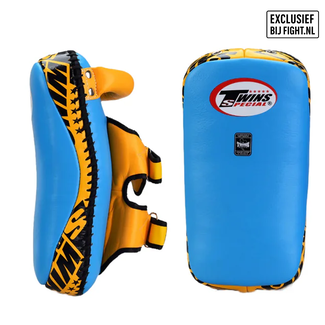 Twins Special KPL12 Thai Kick Pads – Blauw-Geel