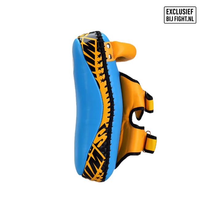 Twins Special Twins KPL12 Thai Kick Pads – Blauw-Geel