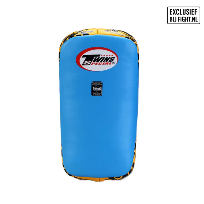 Twins Special Twins KPL12 Thai Kick Pads – Blauw-Geel