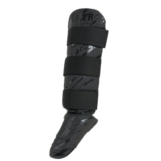 Booster Fightgear kids Scheenbeschermers Combat 4 Zwart