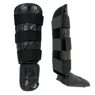 Booster Fightgear kids Scheenbeschermers Combat 4 Zwart