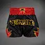 Venum Inferno Muay Thai Shorts – Zwart/Goud/Rood – Thaiboksbroek