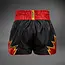 Venum Inferno Muay Thai Shorts – Zwart/Goud/Rood – Thaiboksbroek