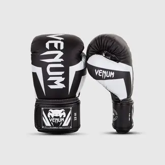 Venum Elite - Bokshandschoen - Black/White