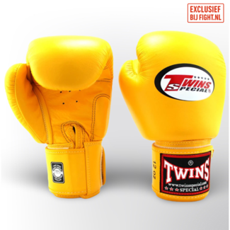 Twins Special Twins BGVL-3 Bokshandschoenen – Canary Yellow – Leer – Voor Boksen, Kickboksen & Muay Thai