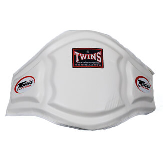 Twins Special BEPS3 Buikbeschermer – Witte Bellypad voor Kickboks- en Boks Training