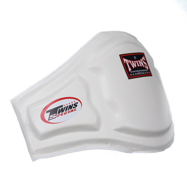Twins Special Twins BEPS3 Buikbeschermer – Witte Bellypad voor Kickboks- en Boks Training