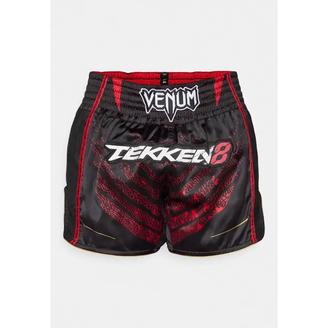 Venum Venum x Tekken 8 - Marshall Law Muay Thai Shorts - Black/Red/Gold